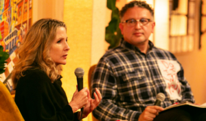 Karen Hanrahan and Miguel Bustos