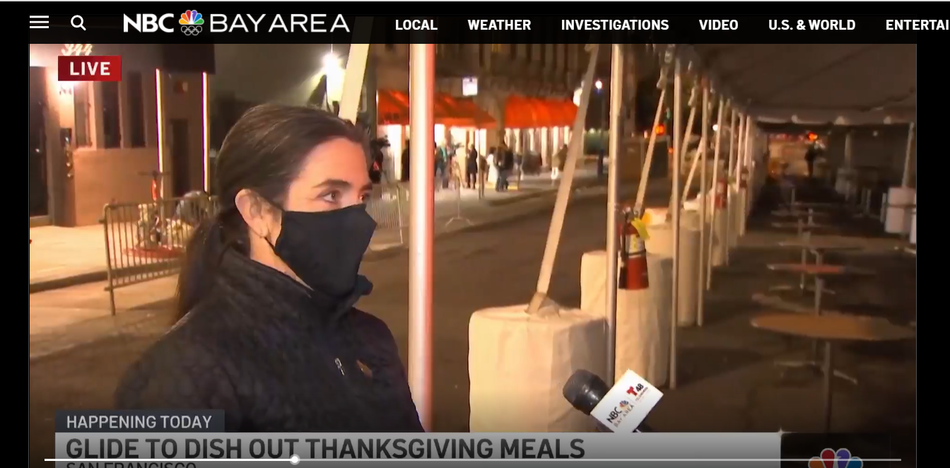 GLIDE In the News: Thanksgiving 2021 Media Coverage