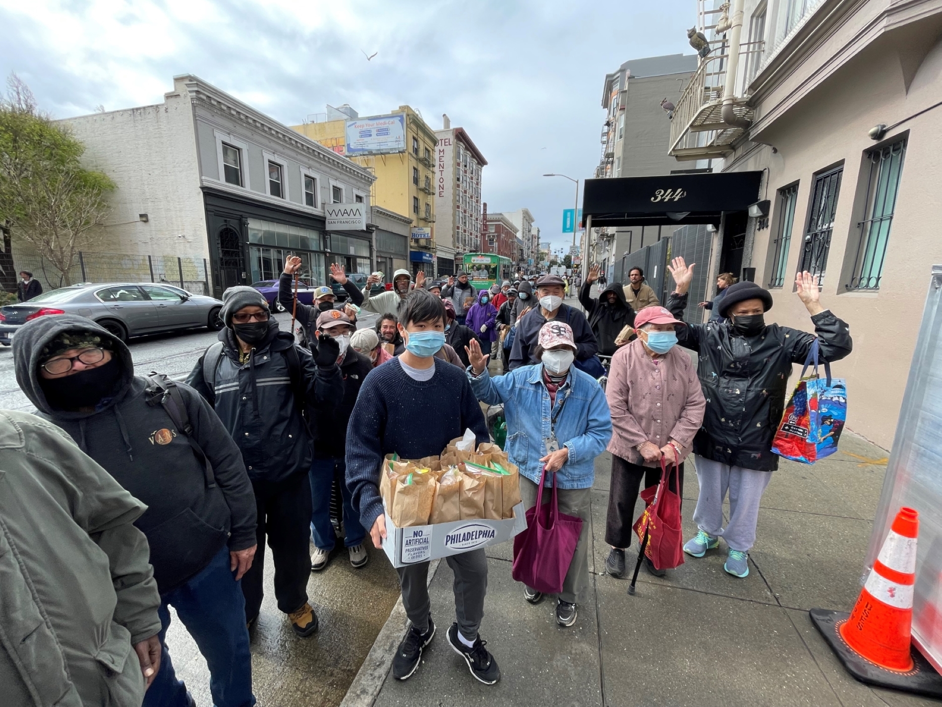 Raising $500 to distribute lunches when you are 14?