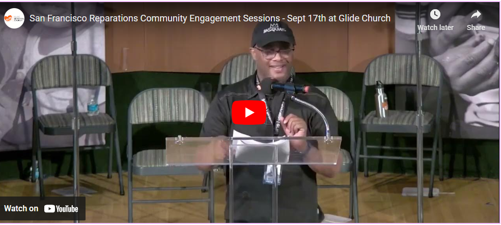 San Francisco Reparations Community Engagement Sessions