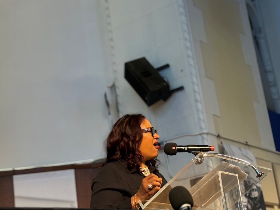 Dr. Gina Fromer speaks at Glide Memorial Church