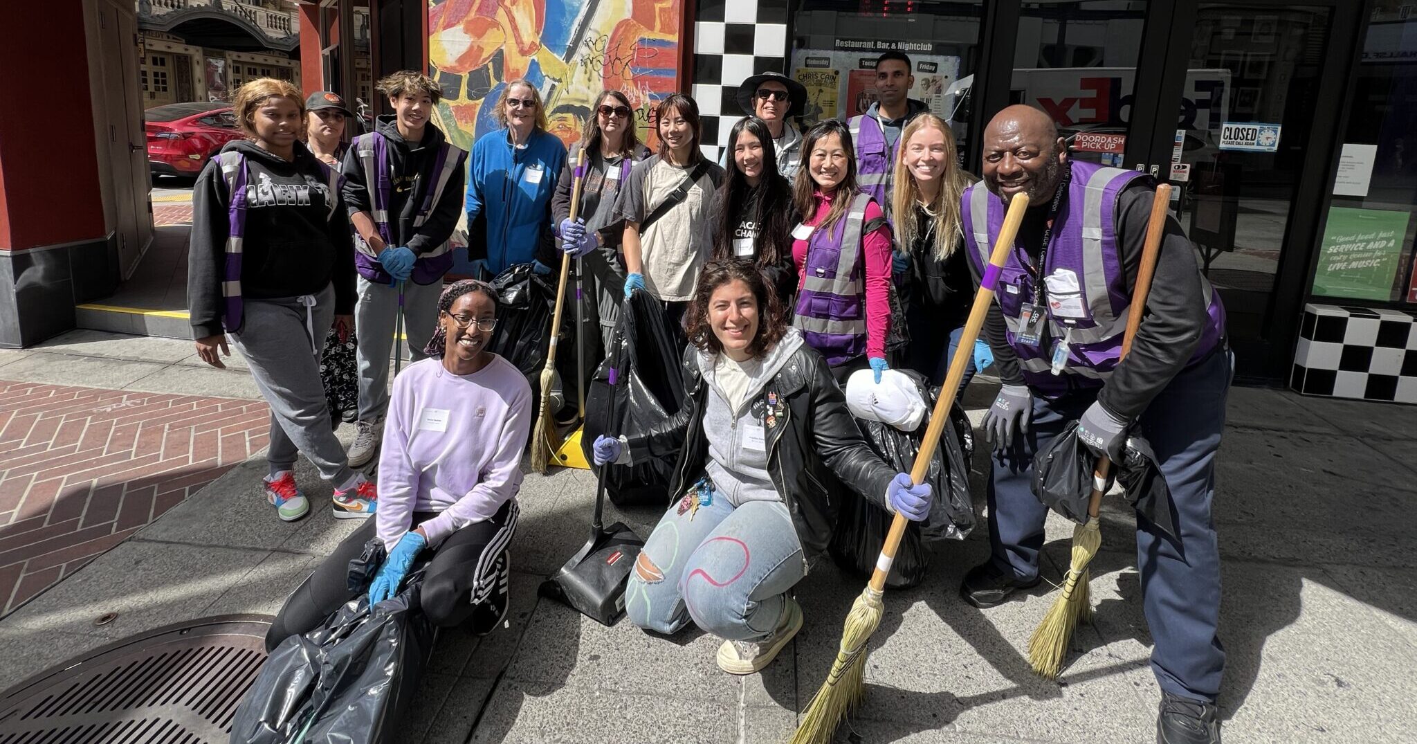 Together with Civic Joy Fund, GLIDE Helps to Beautify Our Neighborhood
