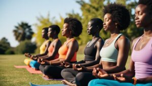 Pranayama breath work black people