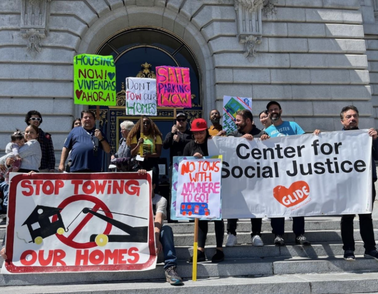 CSJ Protest poverty tows