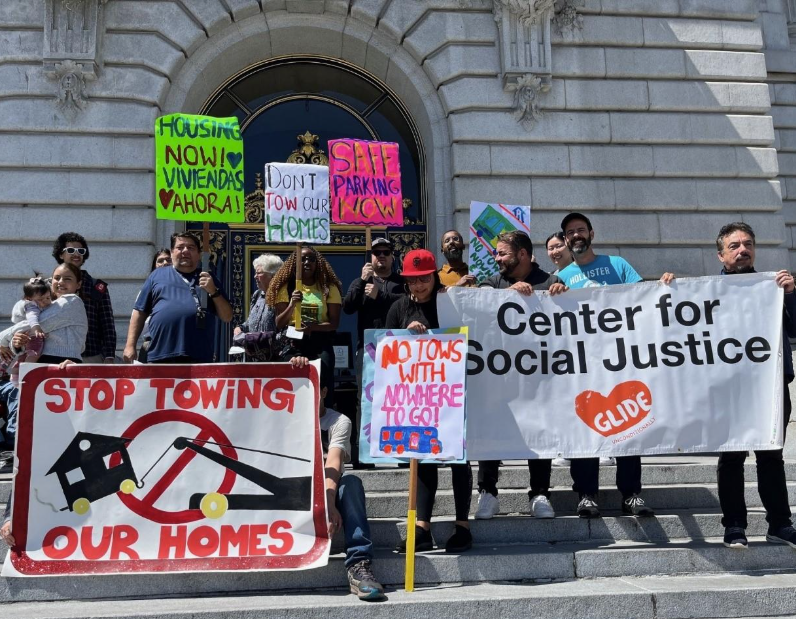 CSJ Protest poverty tows