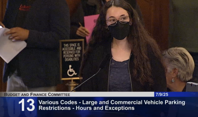 eleana binder poverty tows speaking to board of supervisors