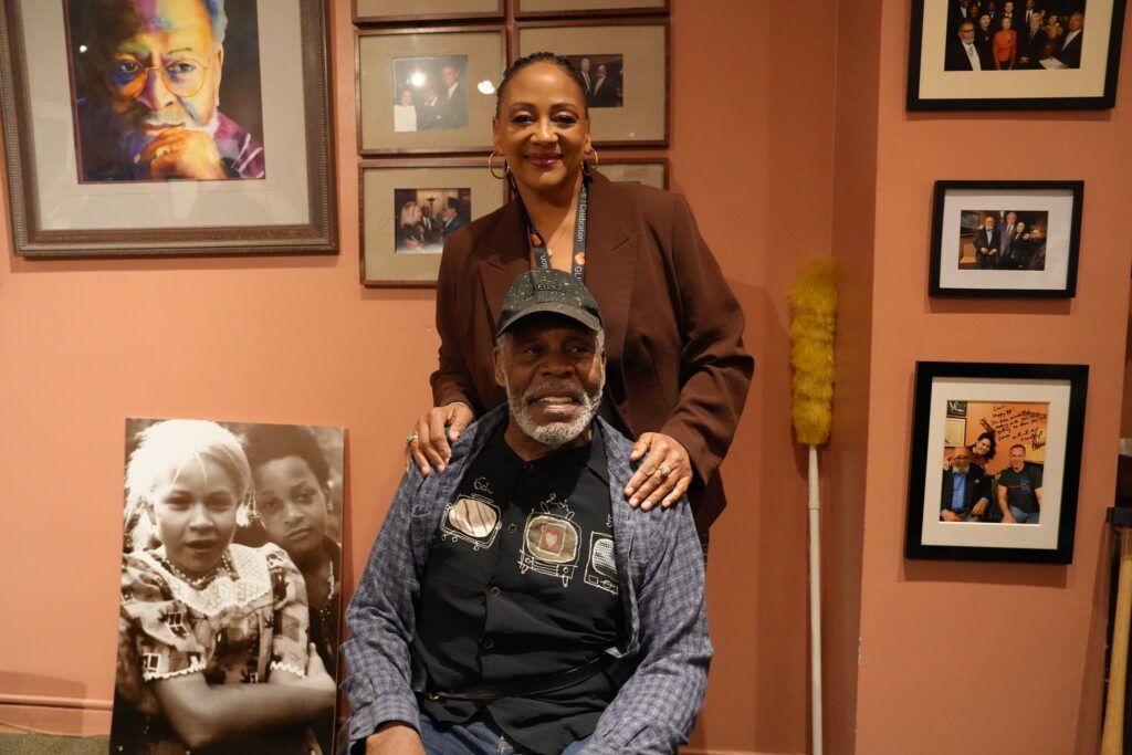 Gina and Danny Glover