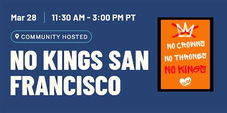 No Kings Glide Banner 2026